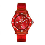 Ice JY-RT-U-U-10 Clear Red Plastic Resin Ice-Jelly Quartz Strap