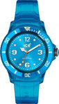 Ice JY-TT-U-U-10 Clear Light Blue Plastic Resin Ice-Jelly Quartz Strap