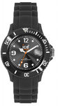 Ice SW-EC-U-S-11 Black Ice-Winter Quartz Silicone Strap