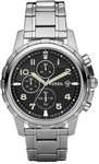 Fossil FS4542 Stainless Steel Quatz Chronograph Black Dial