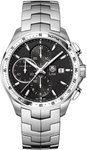 Tag Heuer CAT2010BA0952 Stainless Steel Link Automatic Chronograph Black Dial 