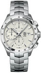 Tag Heuer CAT2011BA0952 Stainless Steel Link Automatic Chronograph Silver Tone Dial 