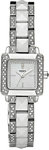 Fossil CE1019 Ceramic Stainless Steel Quartz White Dial 