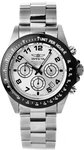 Invicta 10702 Stainless Steel Speedway Quartz Chronograph Silver Dial