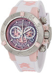 Invicta 0941 Stainless Steel Case Anatomic Subaqua Quartz Chronograph Diver Pink