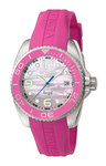 Invicta 0482 Angel Stainless Steel Mother Of Pearl Dial Pink Strap