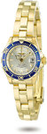 Invicta 4610 18k Gold Plated Stainless Steel Pro Diver Champagne Dial 