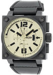 Welder K23-1708 K23 Series Tan Dial Black Strap Chronograph