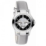 D&G DW0533 Stainless Steel Texas Quartz Day Date Black Dial Gray Strap