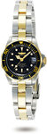 Invicta 8941 Two Tone Stainless Steel Pro Diver Black Dial Quartz