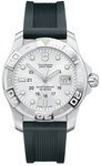 Swiss Army 241038 Dive Master Silver Dial Rubber Strap