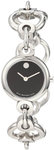 Movado 0606487 Stainless Steel Chain Link Bangle Circlo Silver Tone Dial