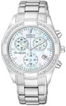 Citizen FB1220-53D Eco-Drive Regent Chronograph Mother of Pearl with Diamonds