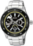 Seiko SNT023 Stainless Steel Criteria Black Dial