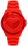Ice LO-RD-S-S-10 Plastic Resin Ice Love Red Dial Silicone Strap