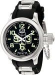 Invicta 7237 Stainless Steel Russian Diver Quinotaur Black Dial Chronograph