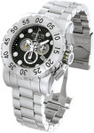 Invicta 7265 Stainless Steel Leviathan Chronograph Diver Black Dial