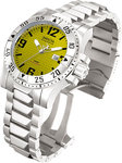 Invicta 7264 Stainless Steel Excursion Diver Yellow Dial