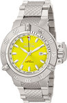 Invicta 7257 Stainless Steel Subaqua GMT Yellow Dial 500M Diver