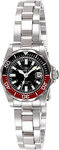 Invicta 7061 Stainless Steel Sapphire Pro Diver Black Dial Red Bezel