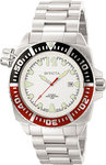 Invicta 7221 Stainless Steel Corduba Diverlock Automatic White Dial Diver