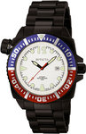 Invicta 7229 Black Stainless Steel Corduba Diverlock Automatic White Dial Diver