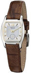 Kenneth Cole KC2387 Two Tone Stainless Steel Case Brown Leather Strap Seconds Sub Dial