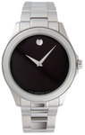 Movado 0605746 Junior Sport Black Dial Stainless Steel