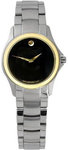 Movado 0605872 Two Tone Military Black Museum Dial Stainless Steel