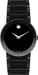 Movado 0606307 Black Anodized Stainless Steel Sapphire Museum Dial