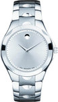 Movado 0606379 Luno Stainless Steel Silver Dial