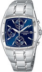 Pulsar PF3271 Stainless Steel Chronograph Blue Dial Alarm
