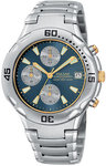 Pulsar PJN251X Stainless Steel Chronograph Blue Dial