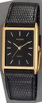 Pulsar PRS040S Gold Tone Dress Watch Black Dial