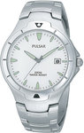 Pulsar PXD919 Stainless Steel Dress White Dial