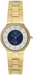 Sartego SVQ223 Gold Tone Seville Dress Watch Blue Dial
