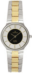 Sartego SVQ861 Two Tone Seville Dress Watch Black Dial