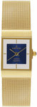 Sartego SVS263 Gold Tone Dress Blue Dial Mesh Band