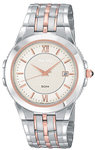 Seiko SKK690 Two Tone Stainless Steel Le Grand Sport Off-White Dial Roman Numeral Midsize