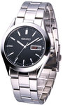 Seiko SGGA25 Stainless Steel  Dress Black Dial