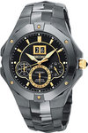 Seiko SNP017 Black Kinetic Coutura Perpetual Calendar Two Tone