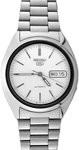 Seiko SNXF01 Seiko 5 Automatic Dress Watch White Dial
