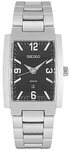 Seiko SXD275 Stainless Steel Dress Black Matte Dial