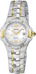 Seiko SXD692 Two Tone Coutura Mother of Pearl with Diamonds