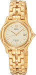 Seiko SXE588 Stainless Steel Le Grand Sport Gold Tone