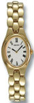 Seiko SXJR92 Gold Tone Dress Watch White Dial