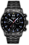 Traser H3 T40043573701 Black Stainless Steel Classic Chronograph
