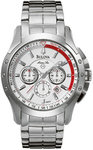 Bulova 96B013 Stainless Steel Marine Star Chronograph Silver Dial