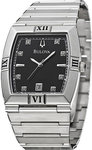 Bulova 96D001 Stainless Steel Dress Watch Diamonds
