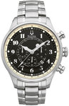 Bulova 96B138 Stainless Steel Adventurer Black Dial Chronograph